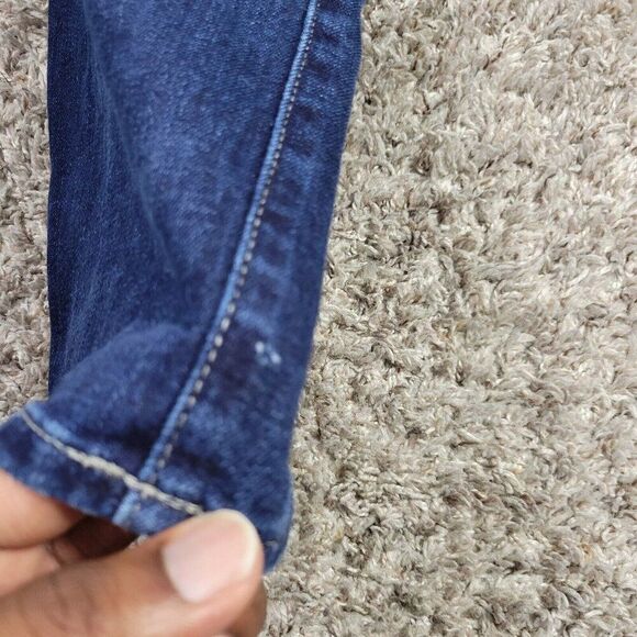 Lucky Brand Jeans Women's  8/29 Sweet Crop Dark Wash Blue Denim Stretch - Picture 8 of 9